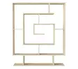 Bokhylla Hanah Home Sarmasik Travertin Spånskiva 124,8x149,4x22 cm - Bokhyllor - 8684283018246 - 5