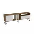 TV-bänk Hanah Home Mistico Valnöt Vit Spånskiva 180x58,7x35,5 cm - TV-bänkar - 8681875670486 - 1