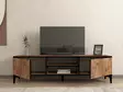TV-bänk Hanah Home Begi Furu Svart Spånskiva 180x49,6x40 cm - TV-bänkar - 8684282345626 - 3
