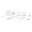 TV-bänk Hanah Home Fr7Aw Furu Spånskiva 180x44,6x44,5 cm - TV-bänkar - 8683342404006 - 13