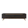 TV-bänk Hanah Home D1 1009 Svart Valnöt Spånskiva 180x48,6x35 cm - TV-bänkar - 8681875459746 - 1