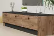 TV-bänk Hanah Home Pega Svart Spånskiva 160x35x35 cm - TV-bänkar - 8681875683356 - 5