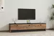 TV-bänk Hanah Home Pega Svart Spånskiva 160x35x35 cm - TV-bänkar - 8681875683356 - 2