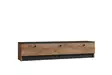 TV-bänk Hanah Home Pega Svart Spånskiva 160x35x35 cm - TV-bänkar - 8681875683356 - 1
