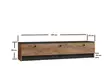 TV-bänk Hanah Home Pega Svart Spånskiva 160x35x35 cm - TV-bänkar - 8681875683356 - 7