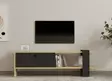 TV-bänk Hanah Home Yonca Antracit Ek Spånskiva 120x36,8x25 cm - TV-bänkar - 8683342740296 - 3