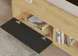 TV-bänk Hanah Home Yonca Antracit Ek Spånskiva 120x36,8x25 cm - TV-bänkar - 8683342740296 - 4