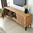 TV-bänk Hanah Home Lidya Ek Massiv Furu 150x40x30 cm - TV-bänkar - 8683743040896 - 4