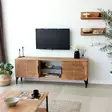 TV-bänk Hanah Home Lidya Ek Massiv Furu 150x40x30 cm - TV-bänkar - 8683743040896 - 3