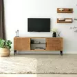 TV-bänk Hanah Home Lidya Ek Massiv Furu 150x40x30 cm - TV-bänkar - 8683743040896 - 7