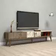 TV-bänk Hanah Home Milan Valnöt Marmormönster Spånskiva 180x40x35 cm - TV-bänkar - 8683342170086 - 3