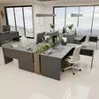 Skrivbord Hanah Home Rms320Ax Antracit Ek Spånskiva 160x75x144 cm - Skrivbord - 8684283505746 - 5