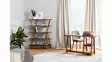 Skrivbord Hanah Home Perla Valnöt Massiv Furu 120x73,5x51 cm - Skrivbord - 8681875207156 - 2