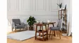 Skrivbord Hanah Home Perla Valnöt Massiv Furu 120x73,5x51 cm - Skrivbord - 8681875207156 - 1
