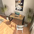 Skrivbord Hanah Home Marsilya 152 Svart Furu Spånskiva Metall 152x77x55 cm - Skrivbord - 8684283742226 - 4