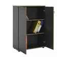 Bokhylla Hanah Home Rkt332Ax Antracit Spånskiva 72x109x34 cm - Bokhyllor - 8684282333586 - 3