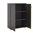 Bokhylla Hanah Home Rkt332Ax Antracit Spånskiva 72x109x34 cm - Bokhyllor - 8684282333586 - 2