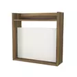 Skrivbord Hanah Home Laptop Vit Valnöt Spånskiva 60x60x19,6 cm - Skrivbord - 8681181627426 - 7