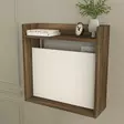 Skrivbord Hanah Home Laptop Vit Valnöt Spånskiva 60x60x19,6 cm - Skrivbord - 8681181627426 - 4