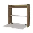 Skrivbord Hanah Home Laptop Vit Valnöt Spånskiva 60x60x19,6 cm - Skrivbord - 8681181627426 - 5
