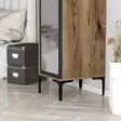 Garderob Hanah Home Kumsal R Valnöt Antracit Spånskiva 40x47,5x201,4 cm - Garderober - 8684282088776 - 7