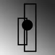 Väggdekor Metall Wallity Astratto-1 Svart Metall 32x85 cm - Dekorationer, prydnadsföremål - 8684282418856 - 6