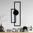 Väggdekor Metall Wallity Astratto-1 Svart Metall 32x85 cm - Dekorationer, prydnadsföremål - 8684282418856 - 2