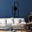 Väggdekor Metall Wallity Astratto-1 Svart Metall 32x85 cm - Dekorationer, prydnadsföremål - 8684282418856 - 5