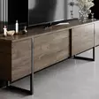 Soffbord Hanah Home Luxe Set Valnöt Svart Spånskiva 90x39x40 cm - Möbler - 8683742452126 - 7