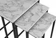 Zigzagbord Hanah Home Ce Metal Zigon Vit Svart Metall MDF 41x46x48,8 36x44x53,8 31x42x59 cm - Bord - 8683743767106 - 5