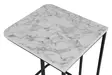 Zigzagbord Hanah Home Ce Metal Zigon Vit Svart Metall MDF 41x46x48,8 36x44x53,8 31x42x59 cm - Bord - 8683743767106 - 8