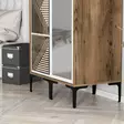 Garderob Hanah Home Kumsal PR Valnöt Vit Spånskiva 80x47,5x201,4 cm - Garderober - 8684282088936 - 5