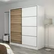 Garderob Hanah Home Kale Vit Spånskiva 180x190x52 cm - Garderober - 8683742562276 - 4