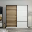 Garderob Hanah Home Kale Vit Spånskiva 180x190x52 cm - Garderober - 8683742562276 - 2
