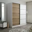 Garderob Hanah Home Kale Vit Spånskiva 180x190x52 cm - Garderober - 8683742562276 - 3