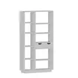 Bokhylla Hanah Home Luma Vit Spånskiva 80,4x188,6x25 cm - Bokhyllor - 8682870101326 - 4