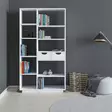 Bokhylla Hanah Home Luma Vit Spånskiva 80,4x188,6x25 cm - Bokhyllor - 8682870101326 - 2