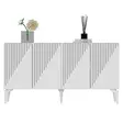 Konsolbord Hanah Home Draw Vit Spånskiva 150x79x40 cm - Byråer och skåp - 8683742689386 - 1