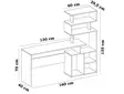 Skrivbord Hanah Home Next Vit Spånskiva 130x70x40 cm - Skrivbord - 8681181980576 - 3