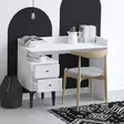 Skrivbord Hanah Home Dec0088 Vit Spånskiva 100x80x45 cm - Skrivbord - 8683742502036 - 3