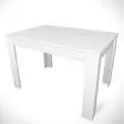 Matbord Hanah Home Single 120 Vit Spånskiva 120x78x80 cm - Matbord - 8681875037456 - 6