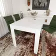 Matbord Hanah Home Single 120 Vit Spånskiva 120x78x80 cm - Matbord - 8681875037456 - 2
