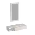 Sideboard Hanah Home Vien Vit Spånskiva 82x15,8x29,6 cm - Sidobord och extrabord - 8683743971336 - 1