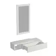 Sideboard Hanah Home Vien Vit Spånskiva 82x15,8x29,6 cm - Sidobord och extrabord - 8683743971336 - 5