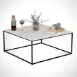 Soffbord Hanah Home Poly Vit Spånskiva 75x43x75 cm - Soffbord - 8681875559996 - 2