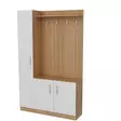 Hallmöbel Hanah Home Naturel Vit Spånskiva 110x180x31,8 cm - Möbler - 8681181980736 - 3