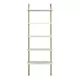 Bokhylla Hanah Home Paula Vit Guld Spånskiva 60x174x22 cm - Bokhyllor - 8681875920956 - 1