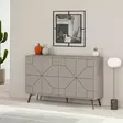 Konsolbord Hanah Home Dune Ljus Mocca Spånskiva 123x62,4x35 cm - Möbler - 8683342851336 - 2