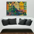 Canvastavla Wallity Flerfärgad Canvas 70x100 cm - Tavlor och ramar - 8683342781596 - 2
