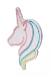 Väggdekor Plast Led Wallity Unicorn Vit Blå Gul Plast 30x40 cm - Ljussmycken och ljusfigurer - 8683743970506 - 1